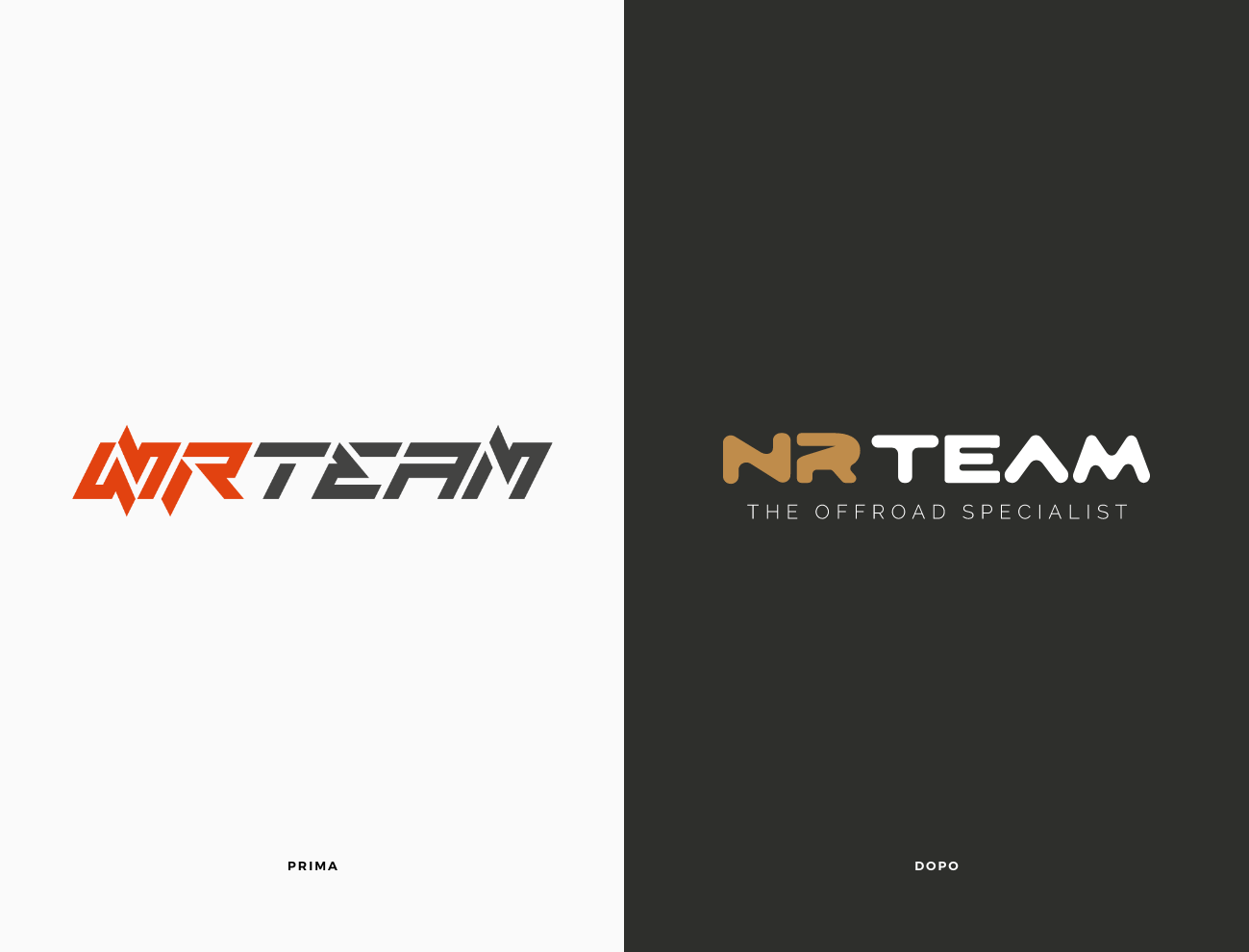 nr team logo prima e dopo